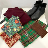 Irish National tartan kilt on male model – heritage Irish outfit